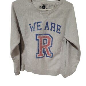 Champion‎ Womens "We Are R" Gray Crewneck Sweatshirt Small